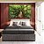 Trio de Quadros Estilizados Paisagem Árvore Folhas Verdes Floresta Natureza Canvas Moldura - Imagem 5