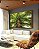 Quadro Horizontal Paisagem Árvore Folhas Verdes Floresta Natureza Céu Azul Canvas Moldura - Imagem 4