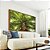 Quadro Horizontal Paisagem Árvore Folhas Verdes Floresta Natureza Céu Azul Canvas Moldura - Imagem 5
