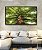 Quadro Horizontal Paisagem Árvore Folhas Verdes Floresta Natureza Céu Azul Canvas Moldura - Imagem 2