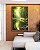 Quadro Vertical Paisagem Floresta Rio Cristalino Luz Solar Reflexo Verde Natureza Canvas Moldura - Imagem 5