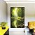 Quadro Vertical Paisagem Floresta Rio Cristalino Luz Solar Reflexo Verde Natureza Canvas Moldura - Imagem 1