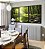 Trio de Quadros Paisagem Floresta Rio Cristalino Luz Solar Reflexo Verde Natureza Canvas Moldura - Imagem 5
