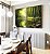 Duo de Quadros Paisagem Floresta Rio Cristalino Luz Solar Reflexo Verde Natureza Canvas Moldura - Imagem 5