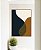 Quadro Vertical Abstrato Minimalista Azul Amarelo Dourado Canvas Moldura - Imagem 4