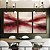 Trio de Quadros Abstrato Bege Marrom Vermelho Carmim Ondas Pouring Canvas Moldura - Imagem 4