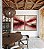 Duo de Quadros Abstrato Bege Marrom Vermelho Carmim Ondas Pouring Canvas Moldura - Imagem 5