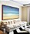 Quadro Horizontal Praia Mar Azul Turquesa Areia Clara Paisagem Natureza Canvas Moldura - Imagem 3