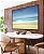 Quadro Horizontal Praia Mar Azul Turquesa Areia Clara Paisagem Natureza Canvas Moldura - Imagem 5