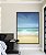 Quadro Vertical Praia Mar Azul Turquesa Areia Clara Paisagem Natureza Canvas Moldura - Imagem 2