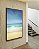 Quadro Vertical Praia Mar Azul Turquesa Areia Clara Paisagem Natureza Canvas Moldura - Imagem 4