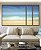 Trio de Quadros Estilizados Praia Mar Azul Turquesa Areia Clara Paisagem Natureza Canvas Moldura - Imagem 4