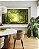 Quadro Horizontal Caminho Iluminado Floresta Árvores Raios de Luz Sol Natureza Verde Canvas Moldura - Imagem 3