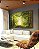 Quadro Horizontal Caminho Iluminado Floresta Árvores Raios de Luz Sol Natureza Verde Canvas Moldura - Imagem 1