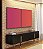 Duo de Quadros Abstrato Degradê Rosa Produndo Laranja Canvas Moldura - Imagem 3