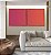 Duo de Quadros Quadrados Abstrato Degradê Rosa Produndo Laranja Canvas Moldura - Imagem 5