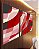 Trio de Quadros Abstrato Mosaico Rosa Vermelho Carmim Canvas Moldura - Imagem 1
