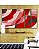 Trio de Quadros Estilizados Abstrato Mosaico Rosa Vermelho Carmim Canvas Moldura - Imagem 5
