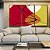 Trio de Quadros Abstrato Minimalista Laranja Tangerina Verde Limão Canvas Moldura - Imagem 5