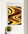 Quadro Vertical Amarelo Marrom Arte Fluida Pouring Canvas Moldura - Imagem 5