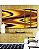 Trio de Quadros Estilizados Amarelo Marrom Arte Fluida Pouring Canvas Moldura - Imagem 4
