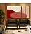 Trio de Quadros Estilizados Abstrato Minimalista Rosa Salmão Vermelho Borbô Canvas Moldura - Imagem 1