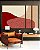 Trio de Quadros Estilizados Abstrato Minimalista Rosa Salmão Vermelho Borbô Canvas Moldura - Imagem 3