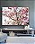 Quadro Horizontal Árvore Ipê Flores Rosa Céu Azul Natureza Paisagem Canvas Moldura - Imagem 3