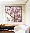 Quadro Quadrado Árvore Ipê Flores Rosa Céu Azul Natureza Paisagem Canvas Moldura - Imagem 4