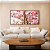 Duo de Quadros Quadrados Árvore Ipê Flores Rosa Céu Azul Natureza Paisagem Canvas Moldura - Imagem 5