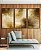 Trio de Quadros Abstrato Bronze Marrom Caramelo Efeito Concreto Canvas Moldura - Imagem 5