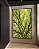 Quadro Vertical Copa de Árvore Verde Natureza Paisagem Luz Solar Canvas Moldura - Imagem 2