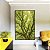 Quadro Vertical Copa de Árvore Verde Natureza Paisagem Luz Solar Canvas Moldura - Imagem 1