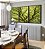 Trio de Quadros Copa de Árvore Verde Natureza Paisagem Luz Solar Canvas Moldura - Imagem 4