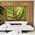 Duo de Quadros Copa de Árvore Verde Natureza Paisagem Luz Solar Canvas Moldura - Imagem 1