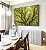 Duo de Quadros Copa de Árvore Verde Natureza Paisagem Luz Solar Canvas Moldura - Imagem 5