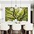 Duo de Quadros Copa de Árvore Verde Natureza Paisagem Luz Solar Canvas Moldura - Imagem 3