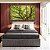 Trio de Quadros Estilizados Copa de Árvore Verde Natureza Paisagem Luz Solar Canvas Moldura - Imagem 5