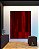 Quadro Vertical Abstrato Tons de Vermelho Carmim Bordô Canvas Moldura - Imagem 1