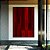 Quadro Vertical Abstrato Tons de Vermelho Carmim Bordô Canvas Moldura - Imagem 2