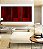 Trio de Quadros Abstrato Tons de Vermelho Carmim Bordô Canvas Moldura - Imagem 5