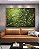 Quadro Horizontal Folhagens Verdes Pintura de Folhas Movimento Natureza Paisagem Canvas Moldura - Imagem 5