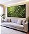 Trio de Quadros Folhagens Verdes Pintura de Folhas Movimento Natureza Paisagem Canvas Moldura - Imagem 3