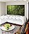 Trio de Quadros Folhagens Verdes Pintura de Folhas Movimento Natureza Paisagem Canvas Moldura - Imagem 4