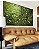 Duo de Quadros Folhagens Verdes Pintura de Folhas Movimento Natureza Paisagem Canvas Moldura - Imagem 4