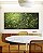 Duo de Quadros Quadrados Folhagens Verdes Pintura de Folhas Movimento Natureza Paisagem Canvas Moldura - Imagem 1