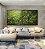 Duo de Quadros Quadrados Folhagens Verdes Pintura de Folhas Movimento Natureza Paisagem Canvas Moldura - Imagem 3