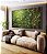 Trio de Quadros Estilizados Folhagens Verdes Pintura de Folhas Movimento Natureza Paisagem Canvas Moldura - Imagem 3