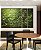 Trio de Quadros Estilizados Folhagens Verdes Pintura de Folhas Movimento Natureza Paisagem Canvas Moldura - Imagem 1