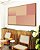 Quadro Horizontal Abstrato Geométrico Degradê Rosa Pêssego Salmão Canvas Moldura - Imagem 5